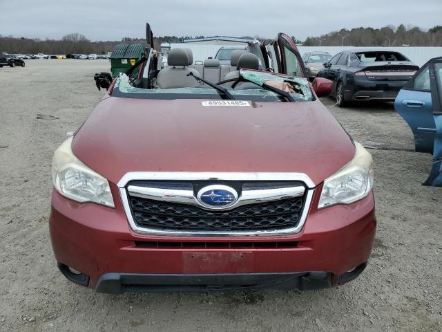  SUBARU FORESTER 2015 Бургунди
