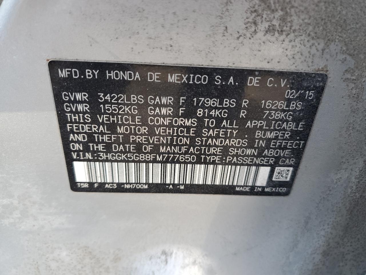 2015 Honda Fit - Image 13