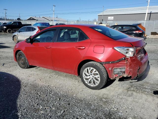 Sedans TOYOTA COROLLA 2017 Red