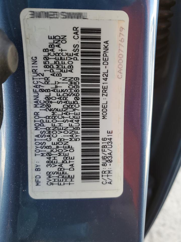 2012 Toyota Corolla - Image 12