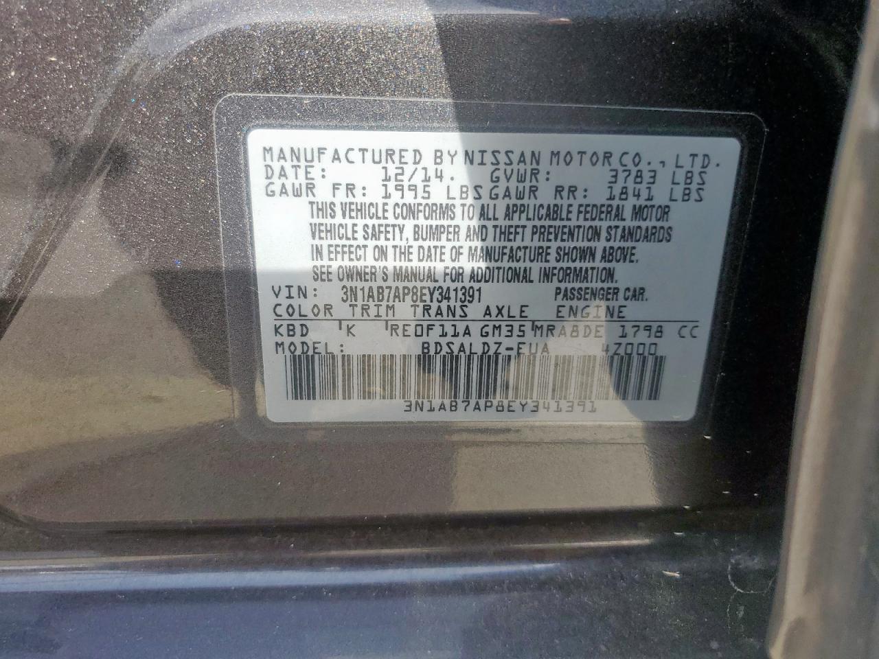 2014 Nissan Sentra - Image 15