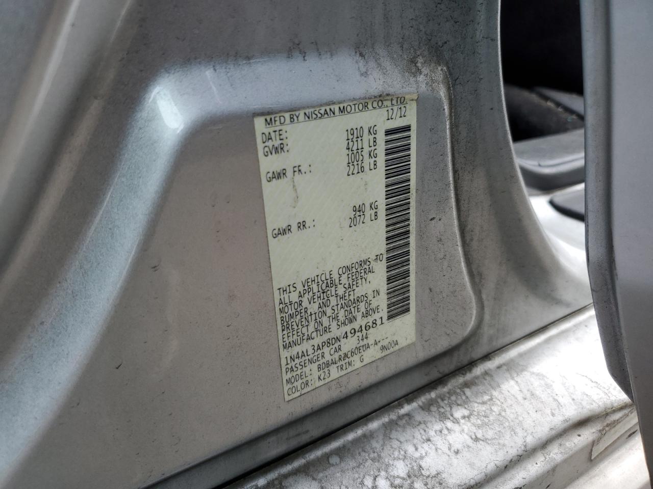 2013 Nissan Altima - Image 14