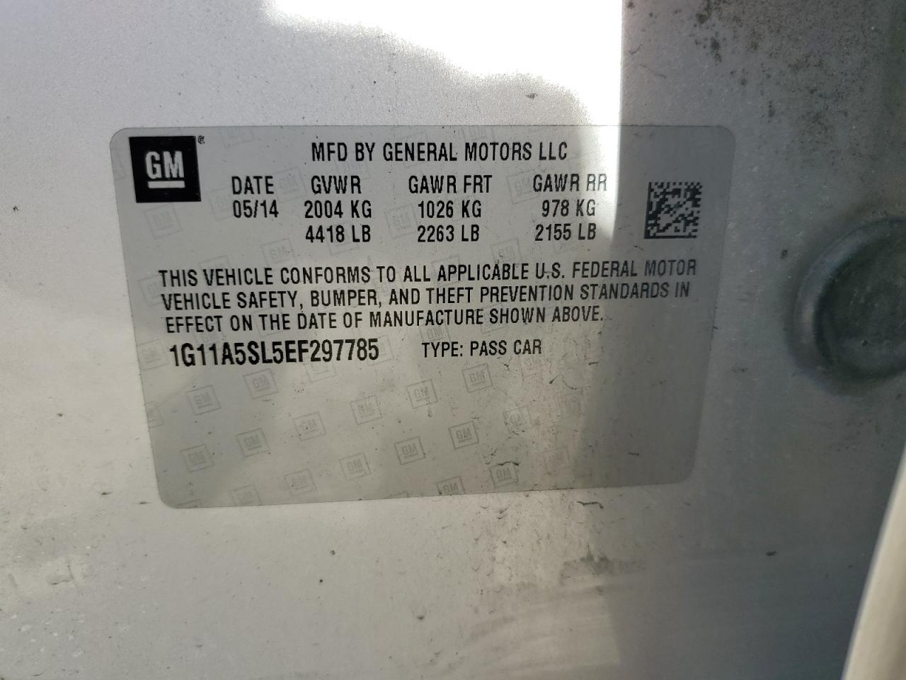 2014 Chevrolet Malibu - Image 14