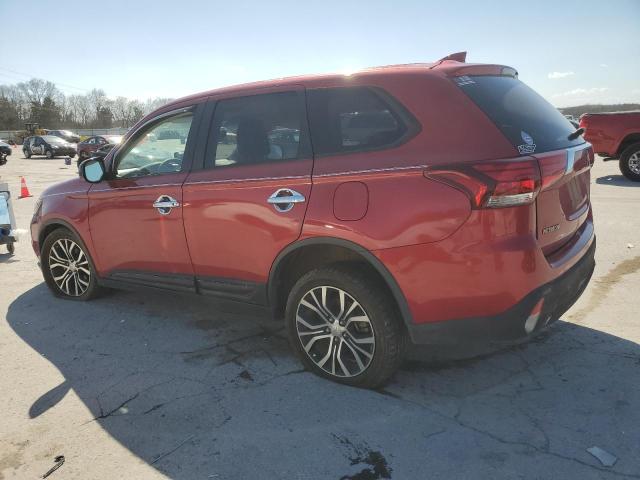  MITSUBISHI OUTLANDER 2018 Червоний