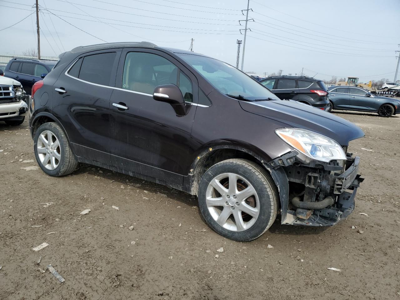 2015 BUICK ENCORE with FRONT END damage, VIN KL4CJGSB8FB264480