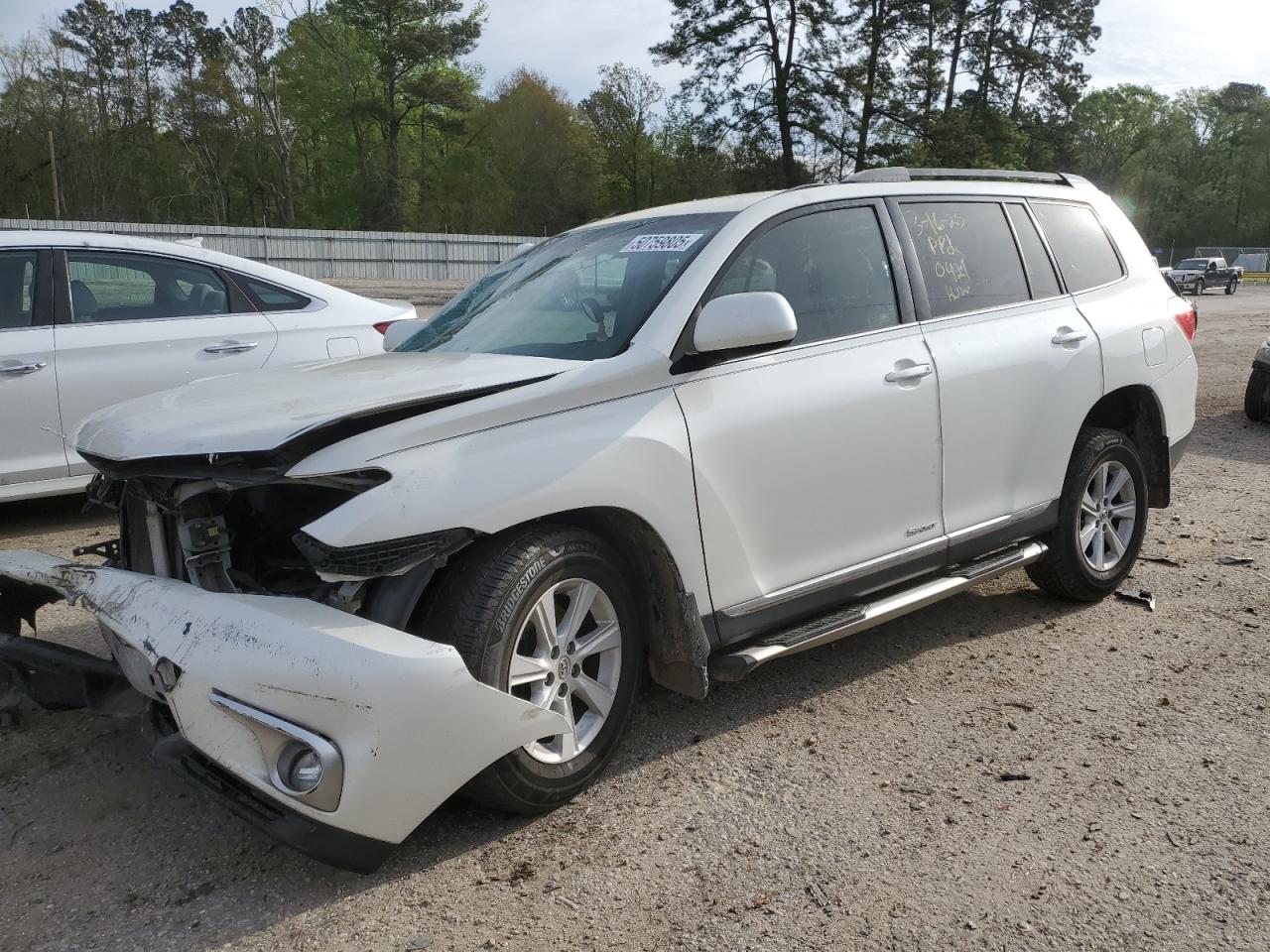 2012 Toyota Highlander Base за продажба в Greenwell Springs, LA - Front End