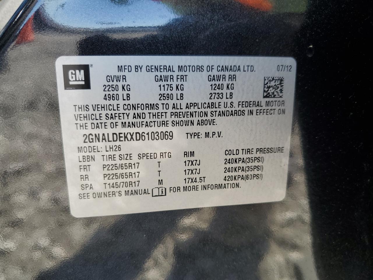 2013 Chevrolet Equinox - Image 16