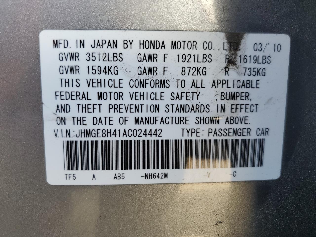 2010 Honda Fit - Image 13