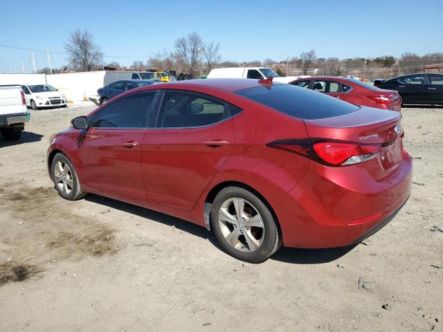  HYUNDAI ELANTRA 2016 Красный