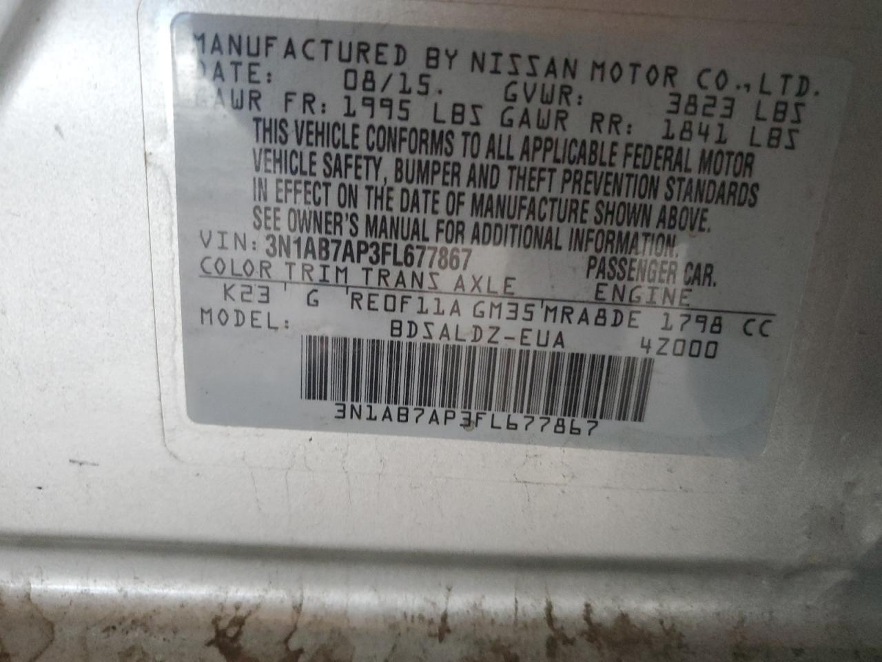 2015 Nissan Sentra - Image 12