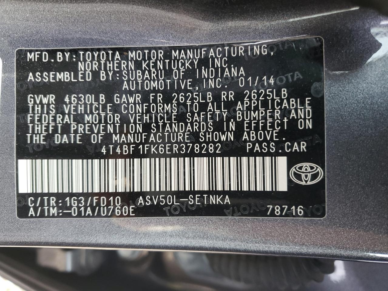 2014 Toyota Camry - Image 14