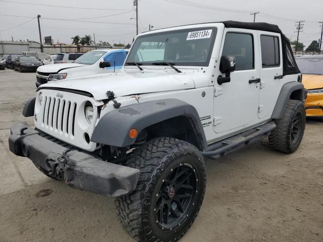 2017 Jeep Wrangler Unlimited Sport на продаже в Los Angeles, CA - Front End