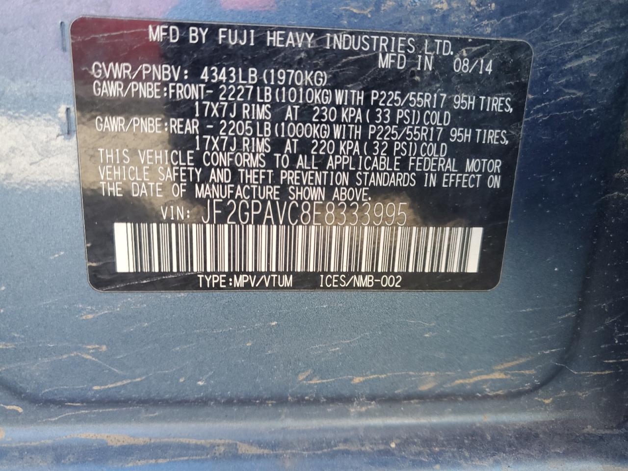 2014 Subaru XV - Image 12