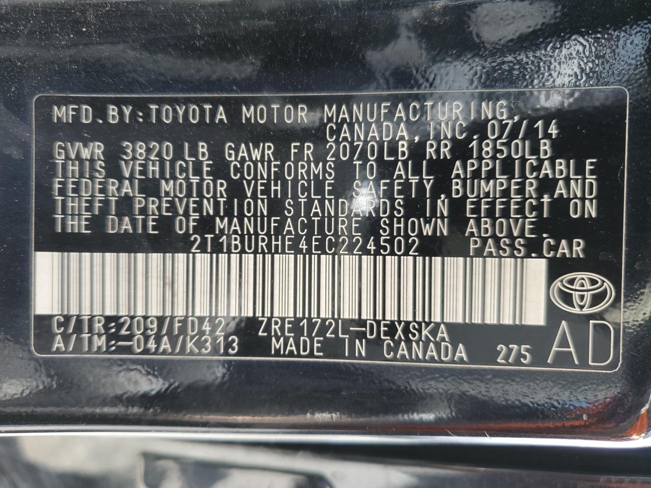 2014 Toyota Corolla - Image 14