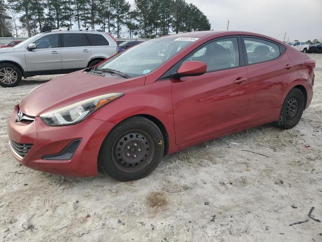 Sedans HYUNDAI ELANTRA 2016 Red