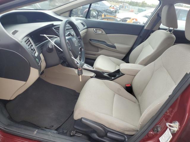 Седаны HONDA CIVIC 2014 Бургунди