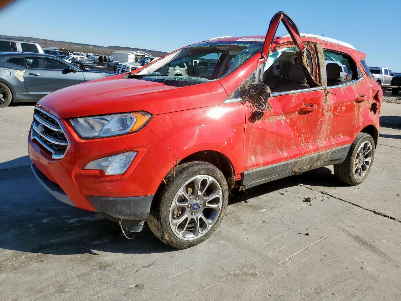 2020 Ford Ecosport Titanium for Sale in Grand Prairie, TX - Rollover
