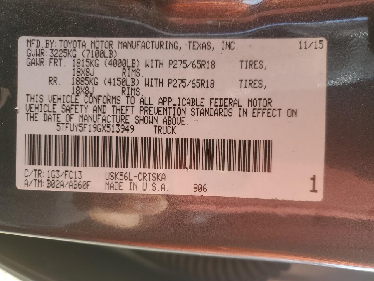 2016 Toyota Tundra - Image 12