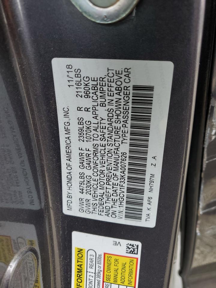 2019 Honda Accord - Image 13