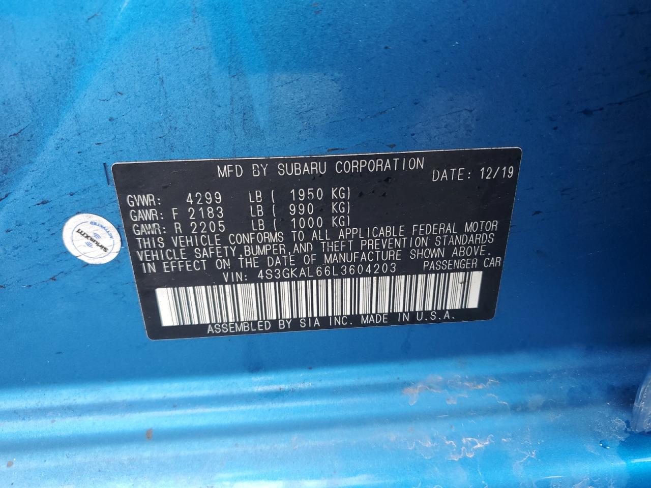 2020 Subaru Impreza - Image 13