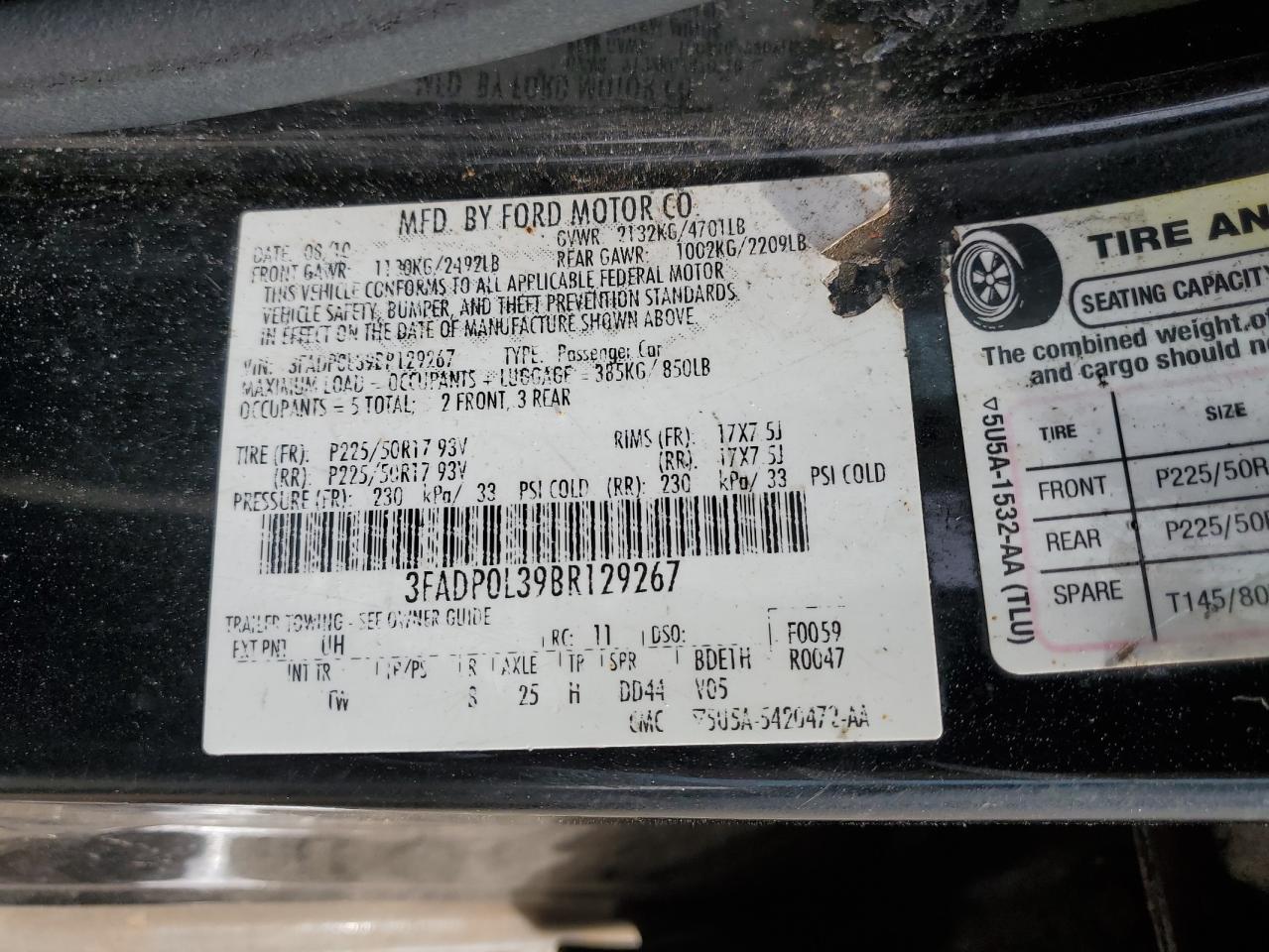 2011 Ford Fusion - Image 13