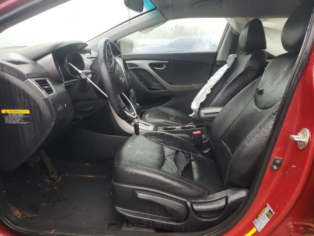  HYUNDAI ELANTRA 2012 Красный