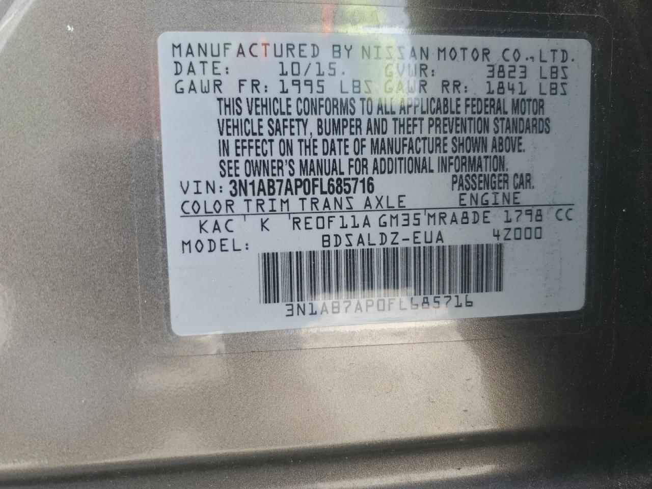 2015 Nissan Sentra - Image 12