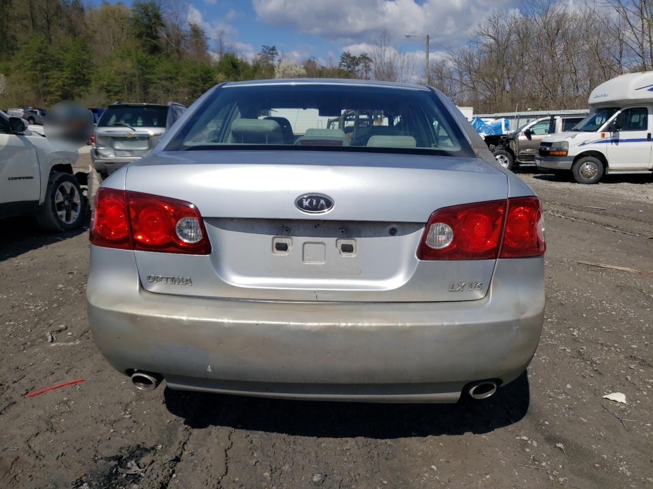 2006 Kia Optima Lx VIN: KNAGE124365032763 Lot: 50646765
