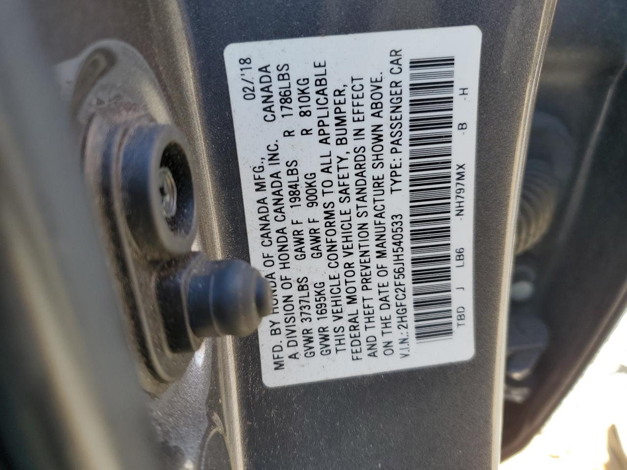 2018 Honda Civic - Image 12