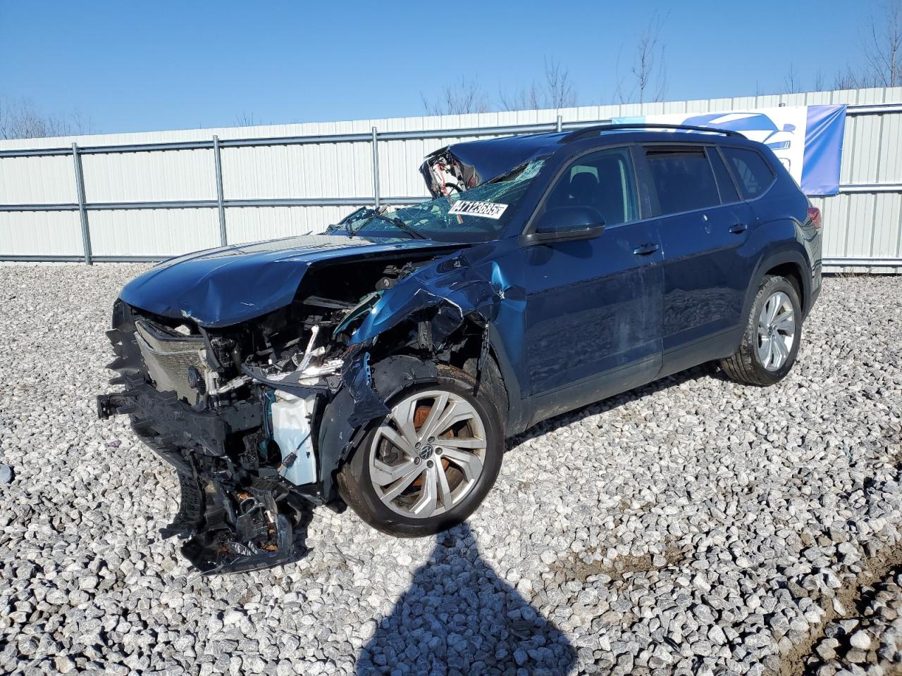 2021 Volkswagen Atlas Se en Venta en Wayland, MI - Side