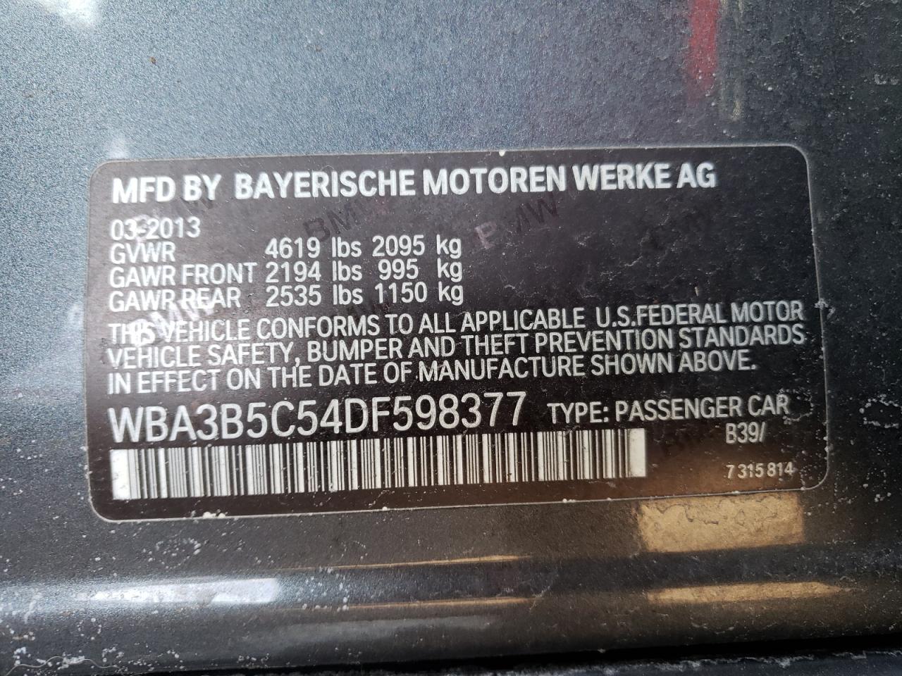 2013 BMW 3er - Image 13