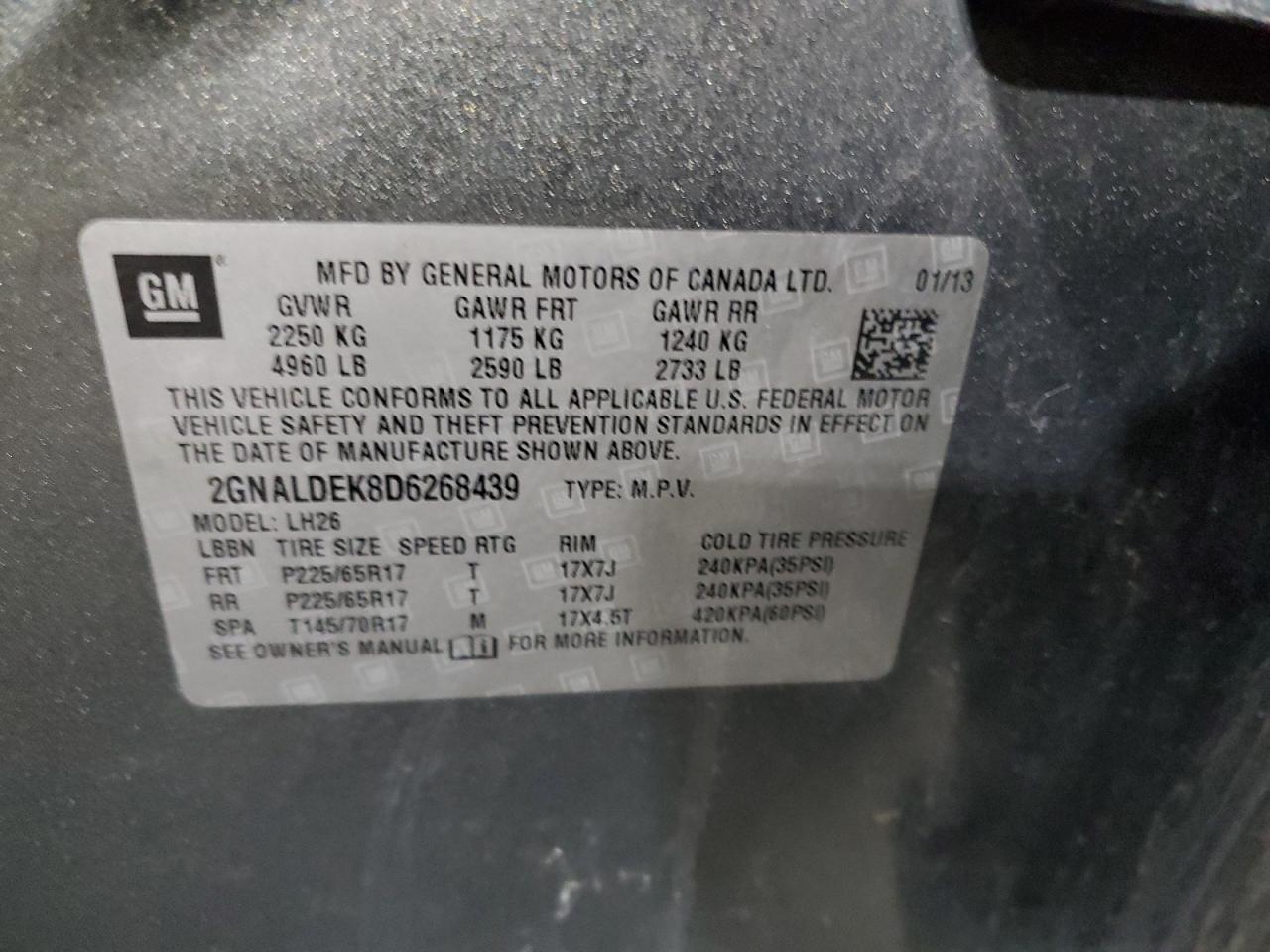 2013 Chevrolet Equinox - Image 13