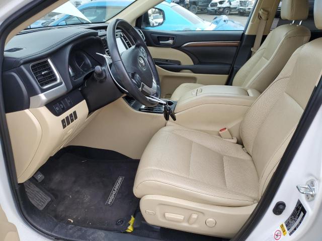  TOYOTA HIGHLANDER 2019 Biały