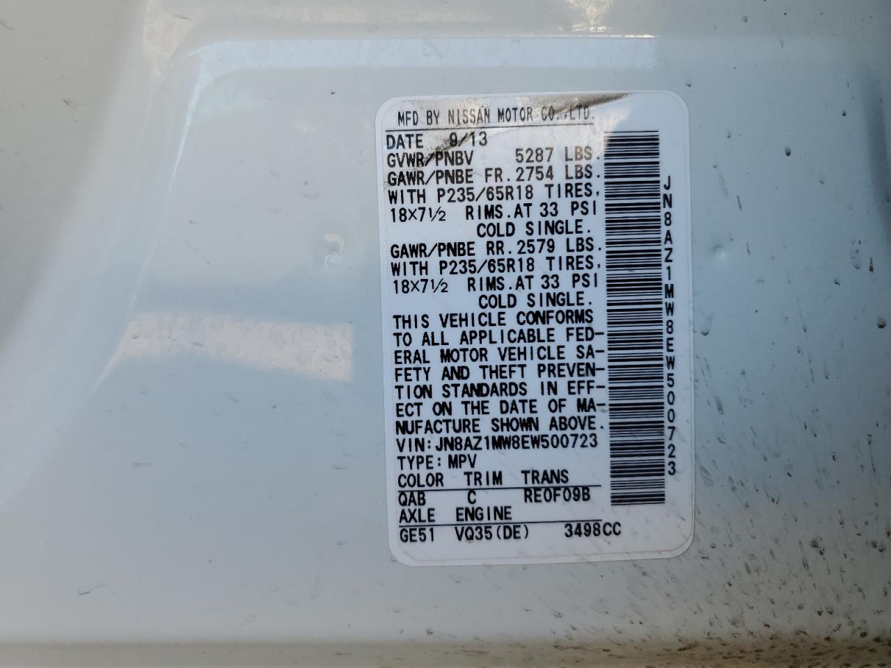 2014 Nissan Murano - Image 14