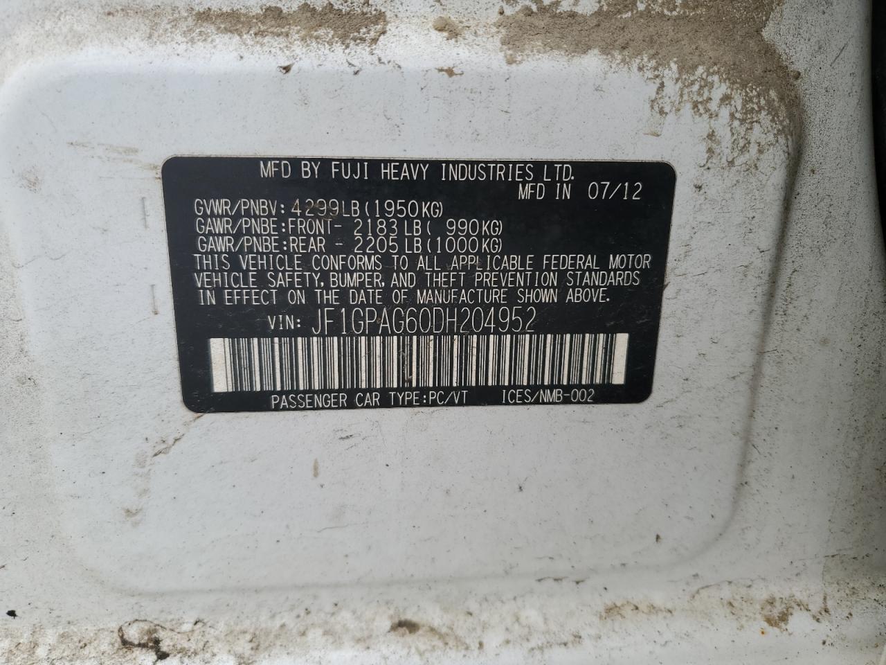 2013 Subaru Impreza - Image 12