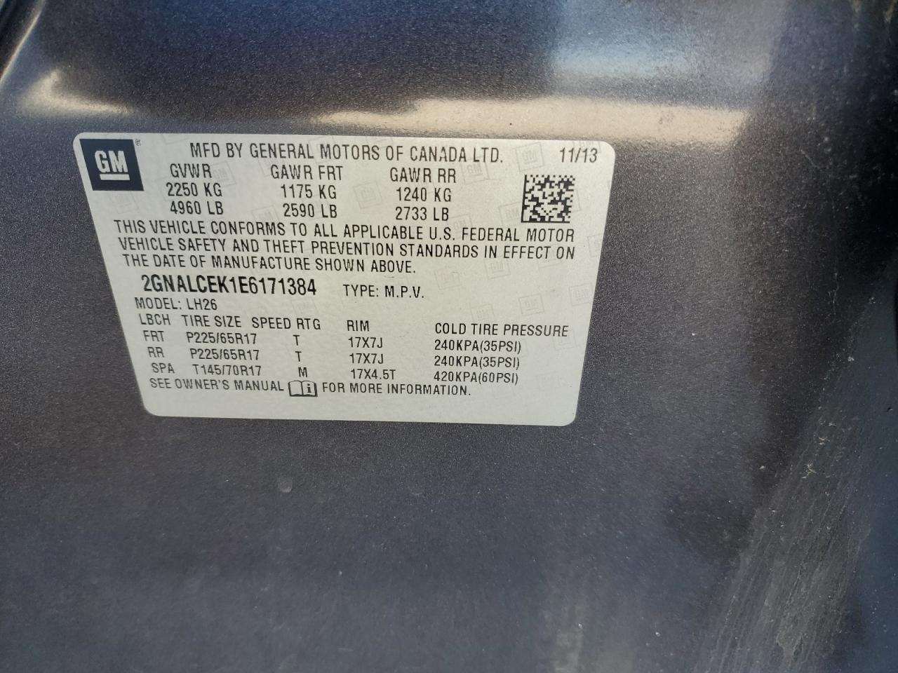 2014 Chevrolet Equinox - Image 13