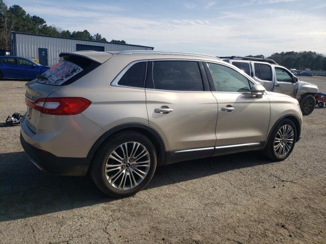  LINCOLN MKX 2017 Кремовый