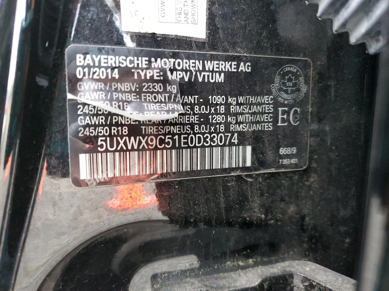 2014 BMW X3 - Image 13
