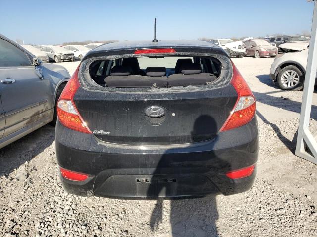Hatchbacks HYUNDAI ACCENT 2016 Czarny