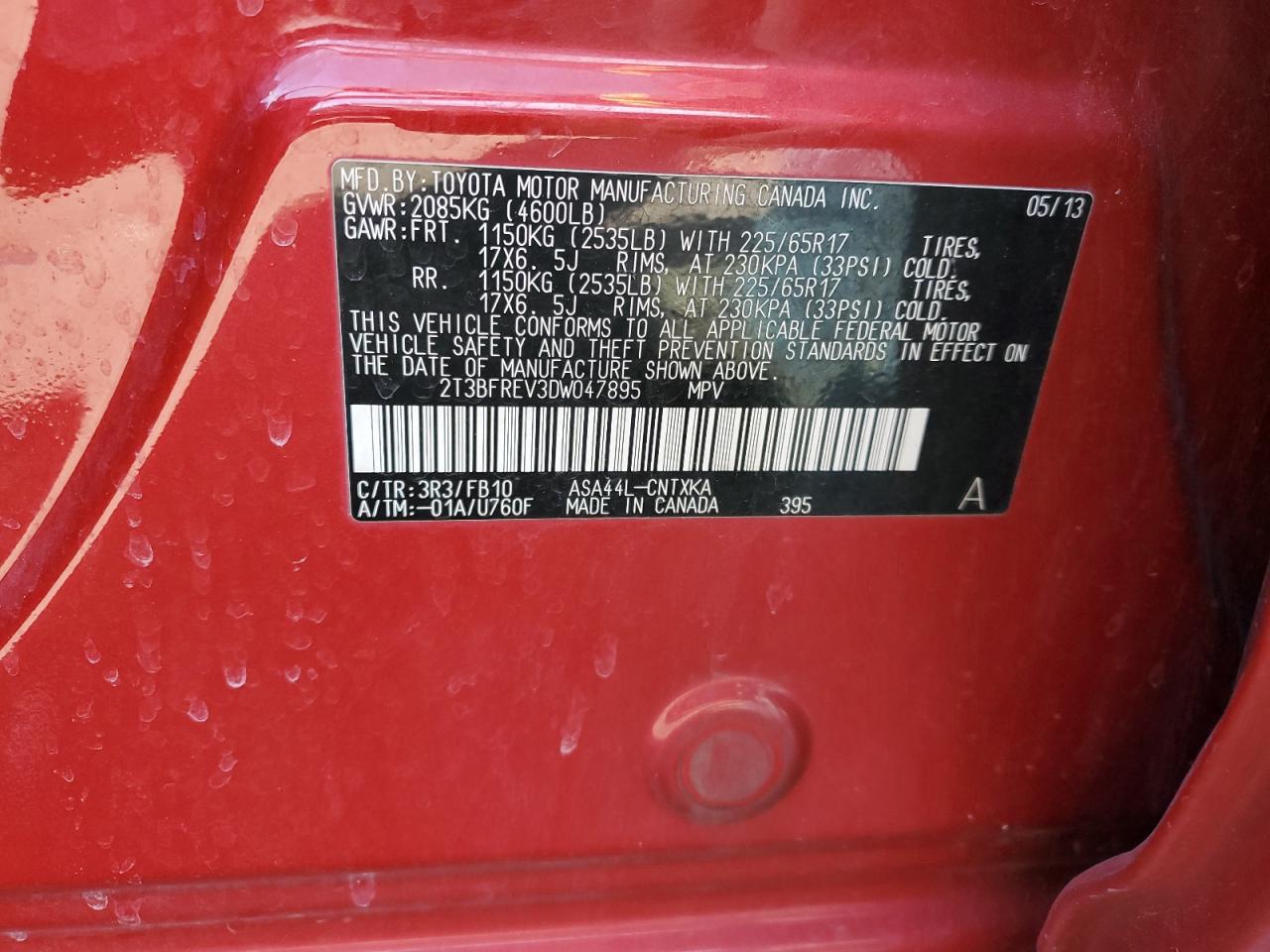 2013 Toyota RAV 4 - Image 14