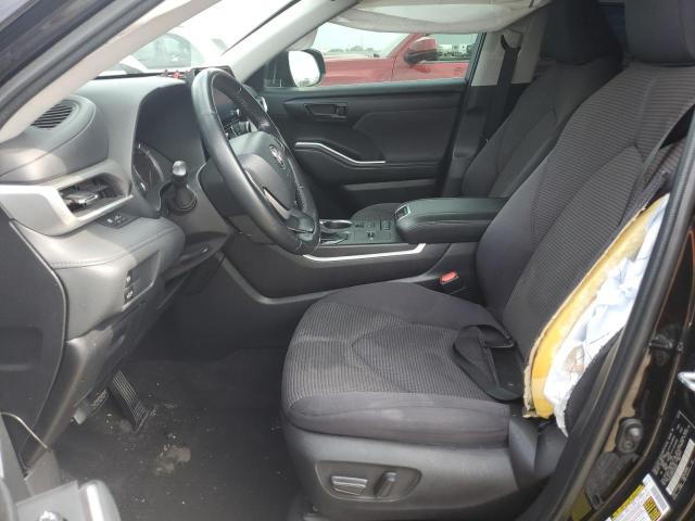  TOYOTA HIGHLANDER 2022 Черный