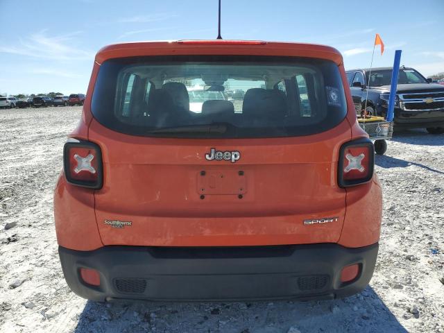  JEEP RENEGADE 2017 Pomarańczowy