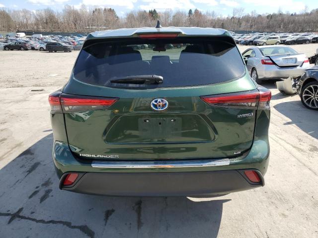  TOYOTA HIGHLANDER 2023 Zielony