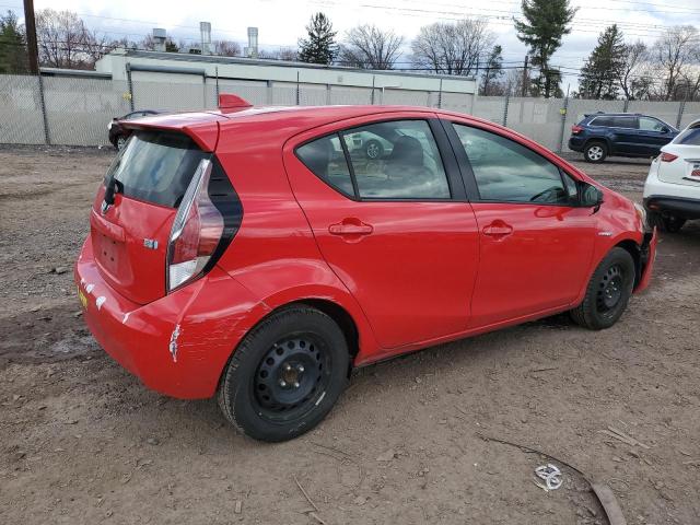  TOYOTA PRIUS 2016 Red