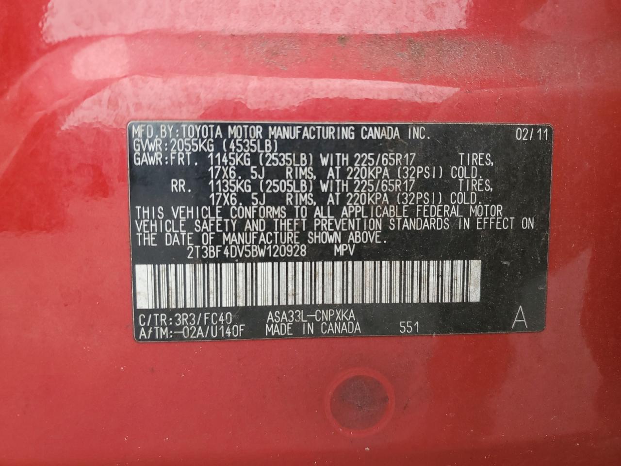 2011 Toyota RAV 4 - Image 14