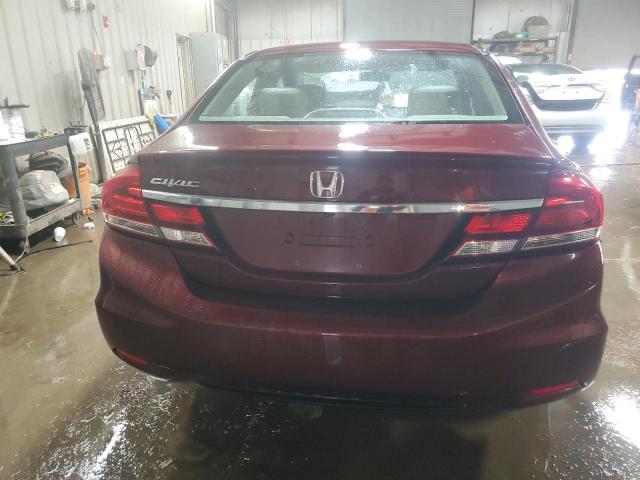  HONDA CIVIC 2015 Бордовый