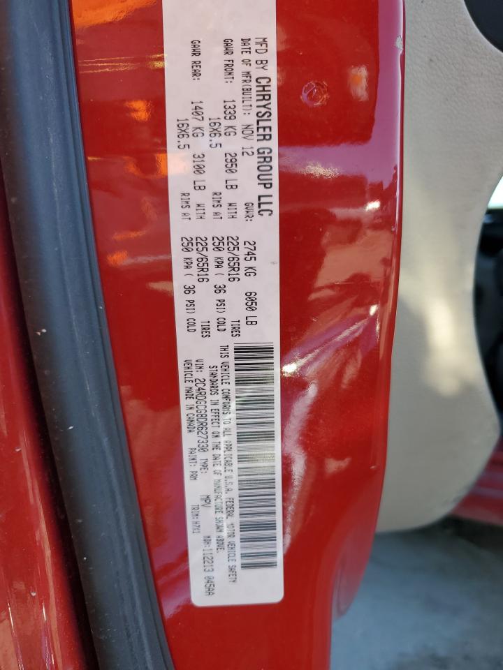 2013 Dodge Grand Caravan Sxt VIN: 2C4RDGCG8DR627330 Lot: 48082015