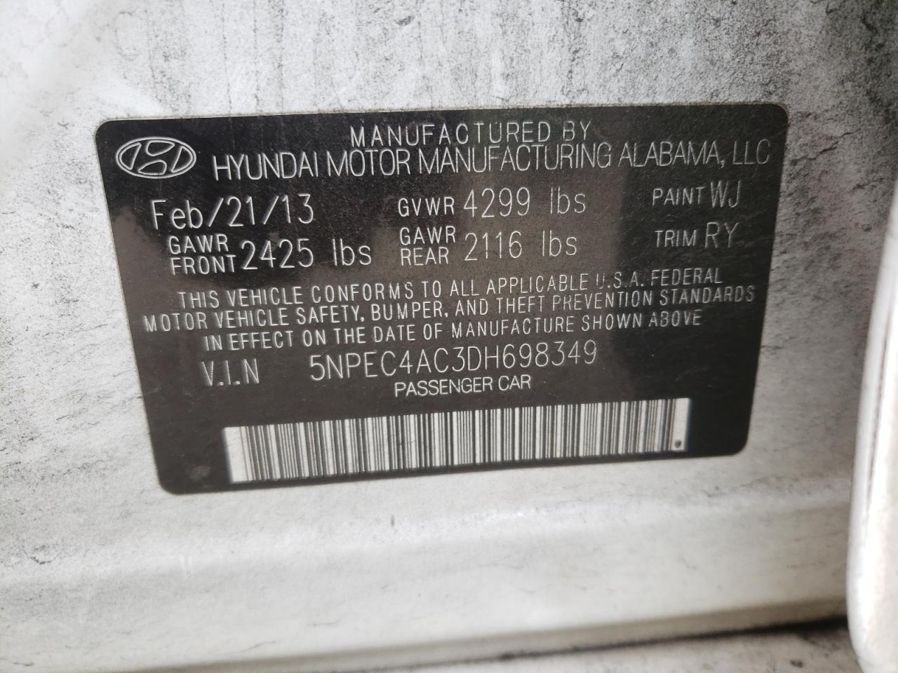 2013 Hyundai Sonata - Image 14