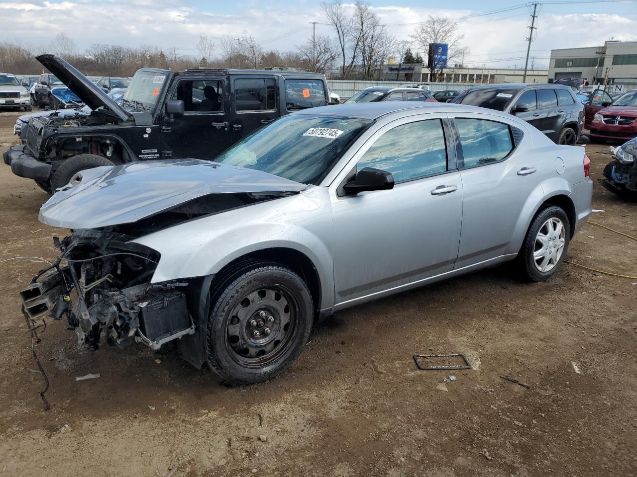 2013 Dodge Avenger Se na sprzedaż w Chicago Heights, IL - Front End