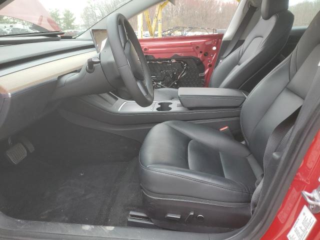  TESLA MODEL 3 2022 Czerwony